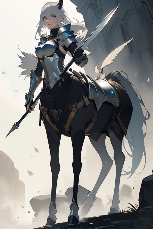 03961-1039399149-A stoic and noble female centaur knight, her powerful frame adorned in gleaming armor, intricately etched with symbols of her or.png